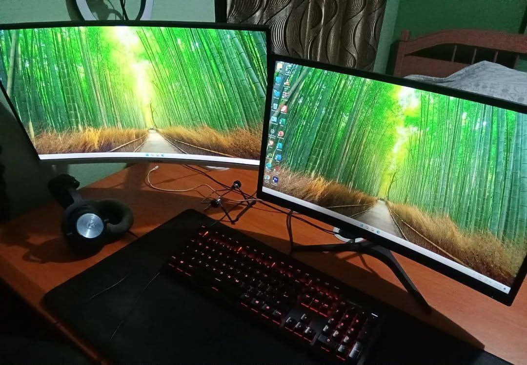 Teaching setup of Catherine for private tutoring 