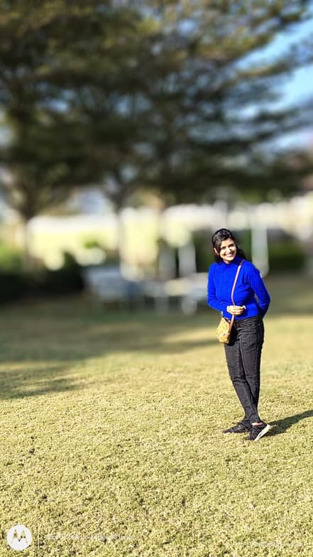 Graduation ceremony photo of Namrata  