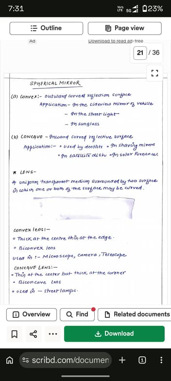 Physics learning materials by Deepak 