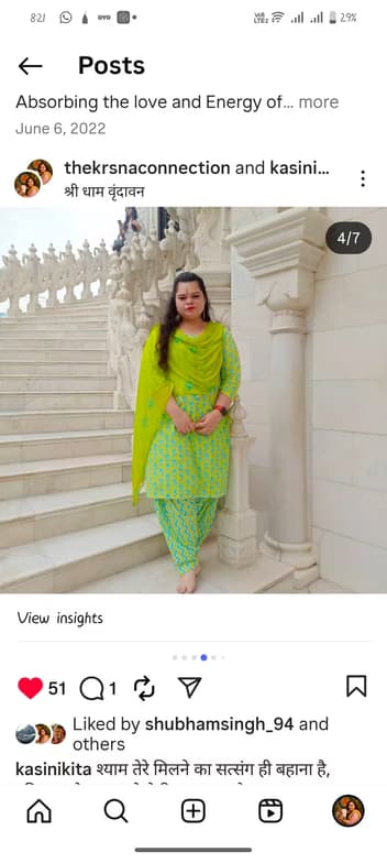 Travel snapshot of Nikita  during a trip 