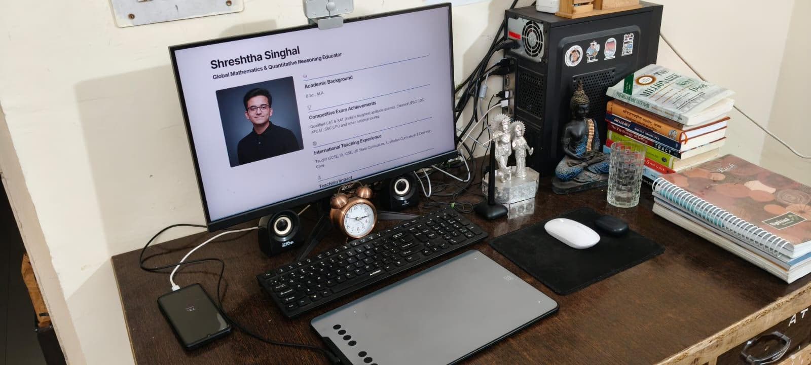 Teaching setup of Shreshtha  for private tutoring 