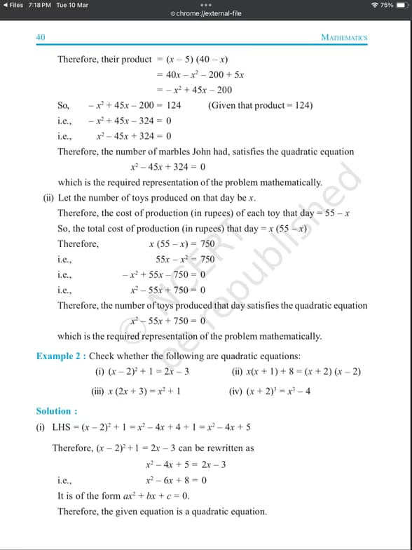 Mathematics learning materials by Vivek  