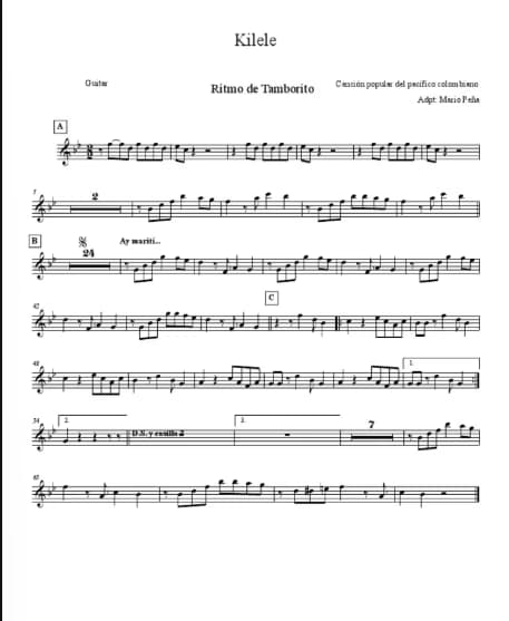 Guitar learning materials by Julian 