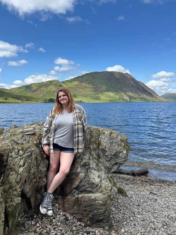 Travel snapshot of Tessa during a trip 