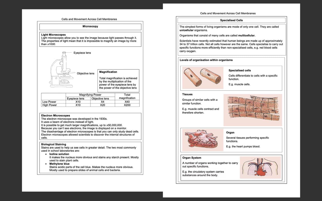 Science learning materials by Amanta 