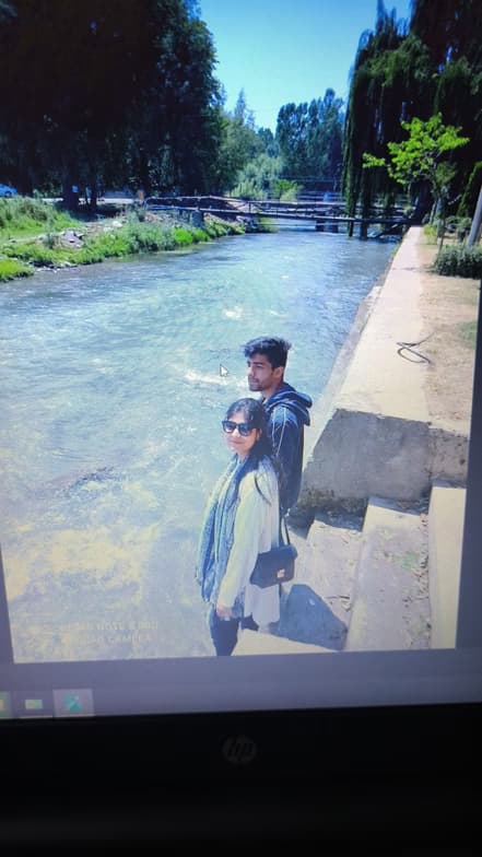 Travel snapshot of Tasbiya  during a trip 