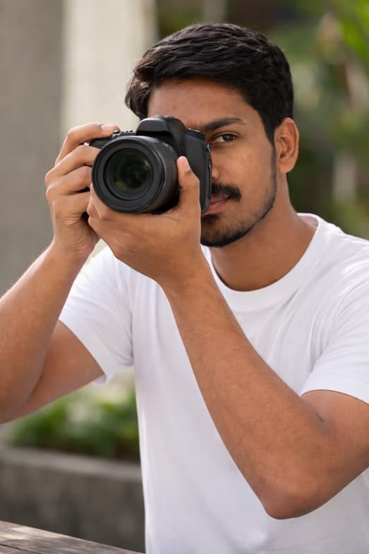Vamshienjoying a hobby outside teaching 