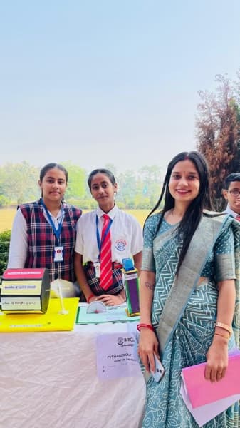 Divya conducting a lesson 