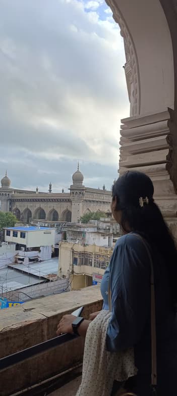 Travel snapshot of Rakshitha during a trip 