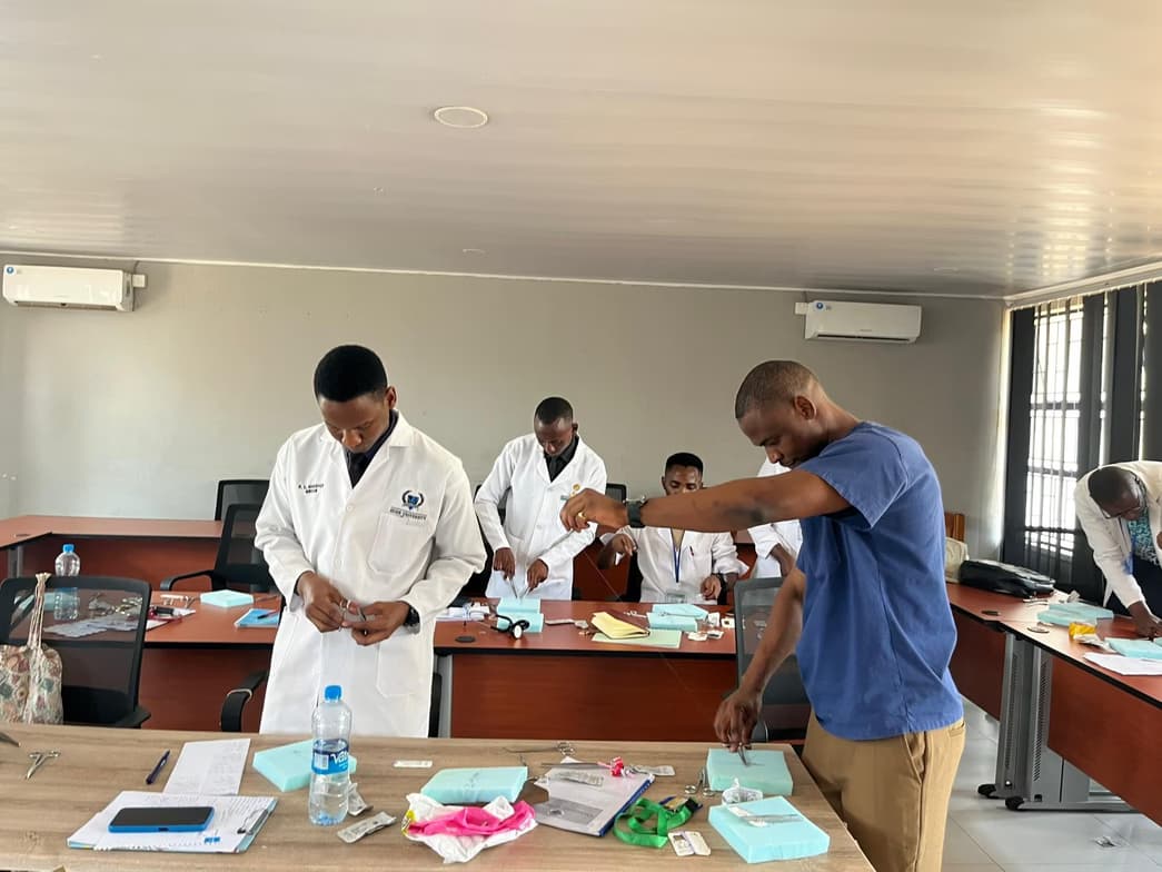 Craighton  conducting a lesson 