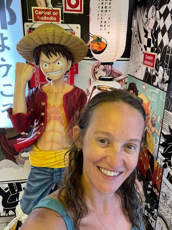 Travel snapshot of Jessica  during a trip 