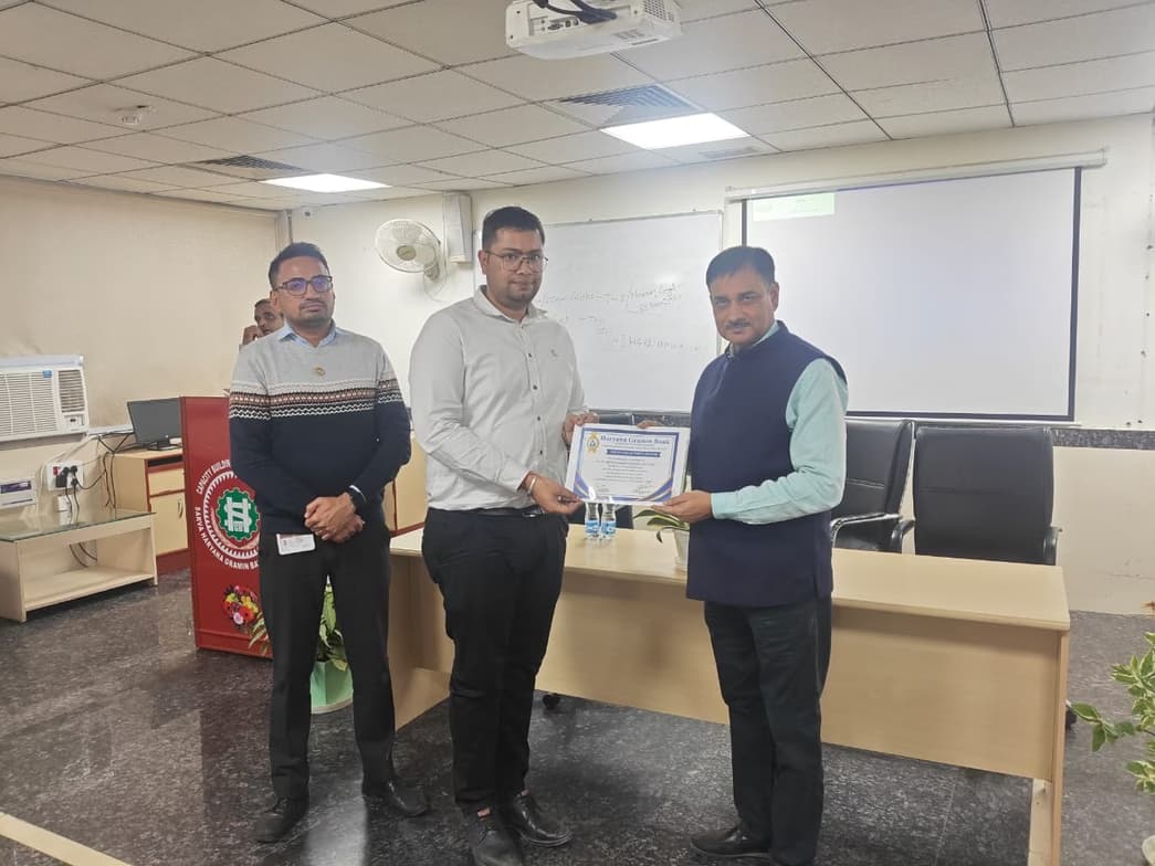 Graduation ceremony photo of Deepaanshu 