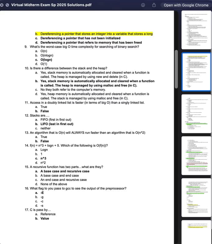Computer Science learning materials by Chaoyi 