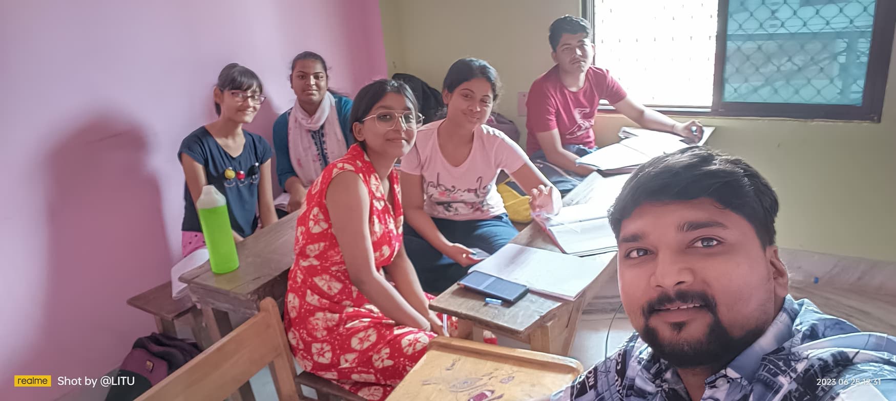 Gopal Krushna conducting a lesson 