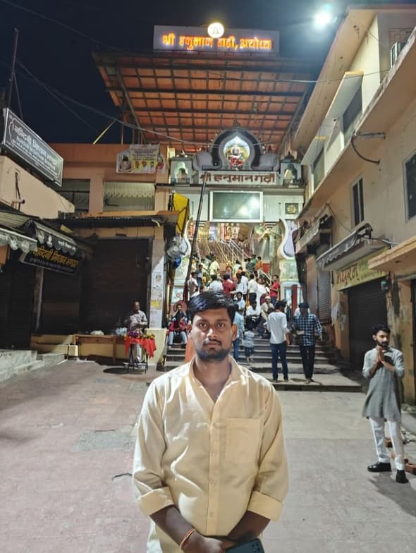 Travel snapshot of Abhishek during a trip 