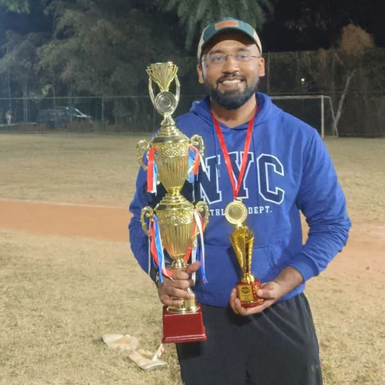 Sagarenjoying a hobby outside teaching 