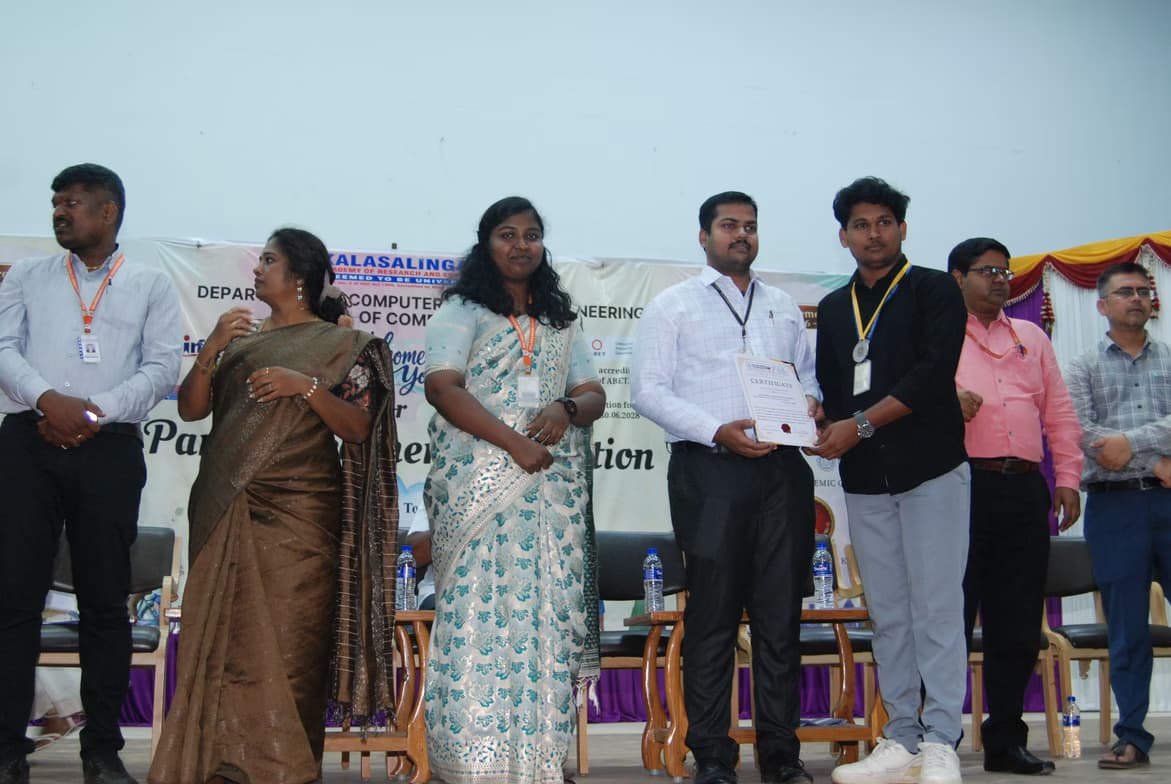 Graduation ceremony photo of Surya Prakash 