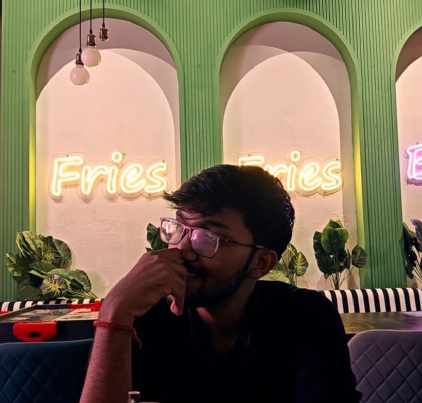 Travel snapshot of Rishi during a trip 