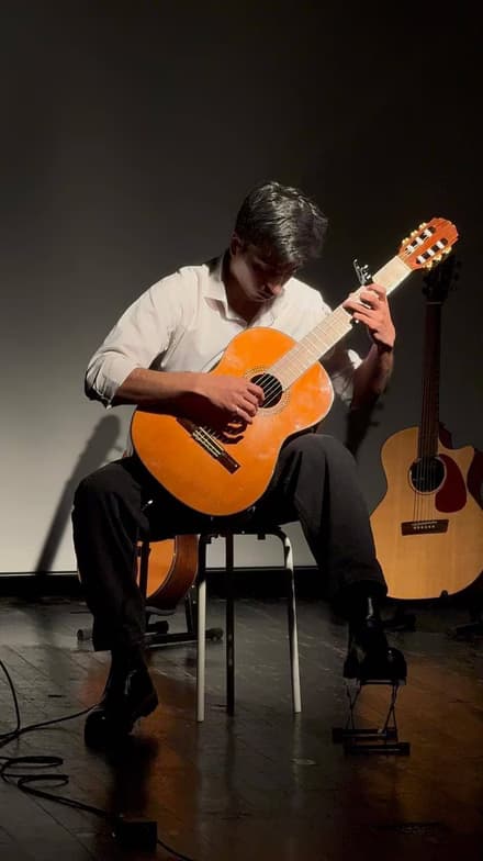 Hussan ulenjoying a hobby outside teaching 