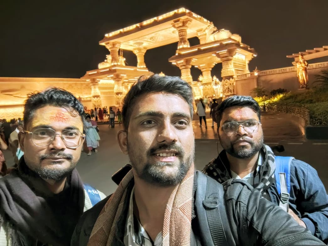 Travel snapshot of Raunak  during a trip 