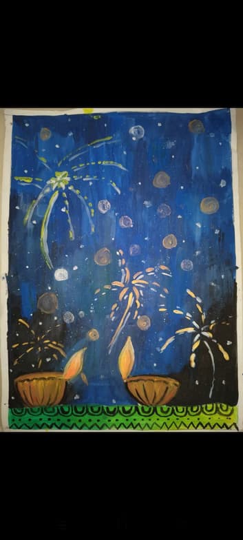 Nishuenjoying a hobby outside teaching 