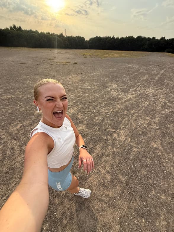 Georgiaenjoying a hobby outside teaching 