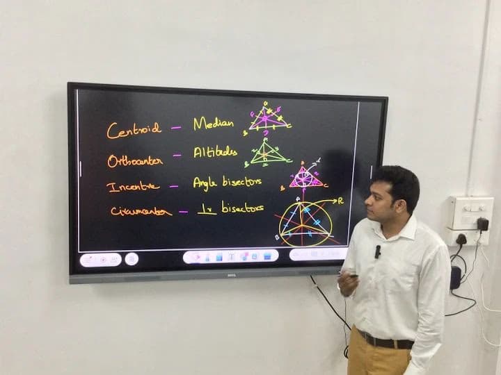 Siddharth  conducting a lesson 