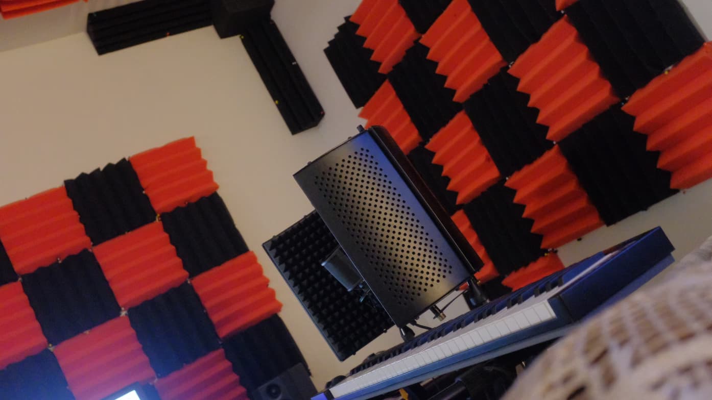 Teaching setup of Abigail  for private tutoring 