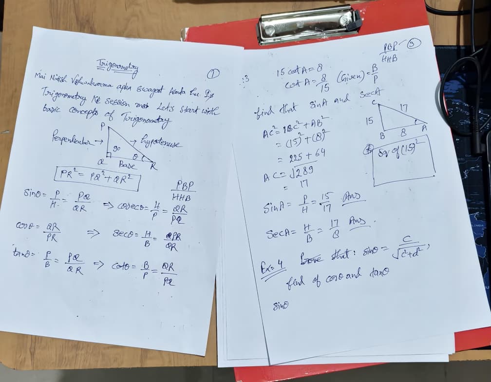 Mathematics learning materials by Nitish 