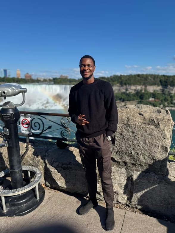 Travel snapshot of Martins during a trip 