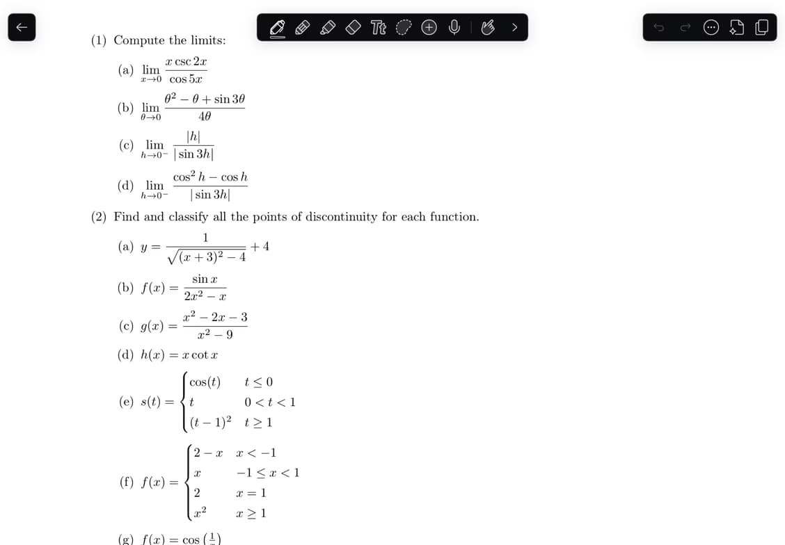 Mathematics learning materials by David 