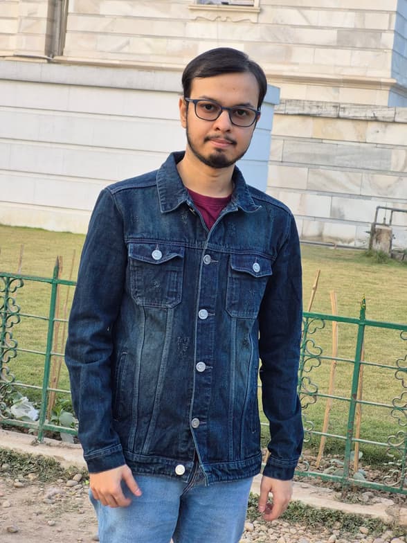 Travel snapshot of Sarthak during a trip 