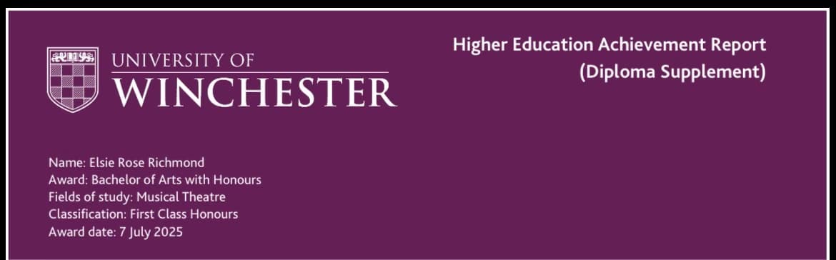 Verified degree or teaching certification of Elsie 