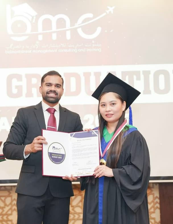 Graduation ceremony photo of Ana Lou 