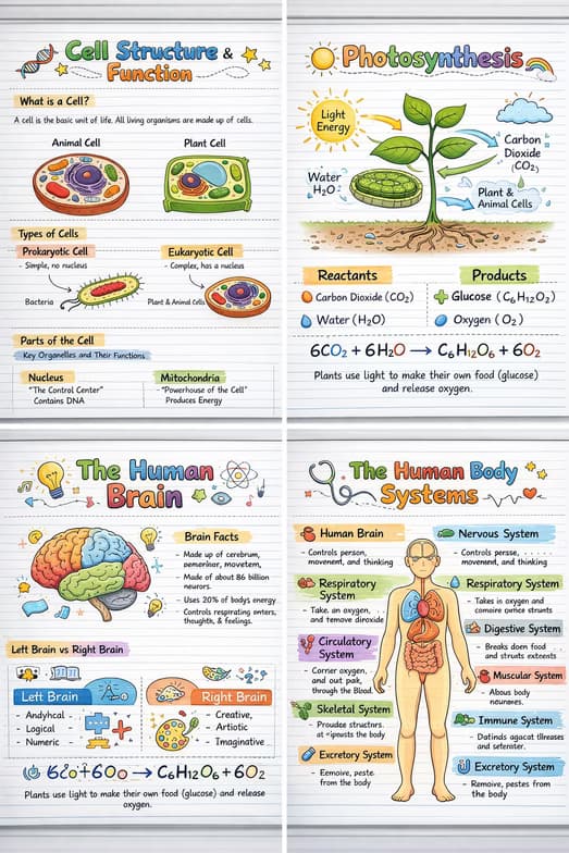 Biology learning materials by Edcelyn 