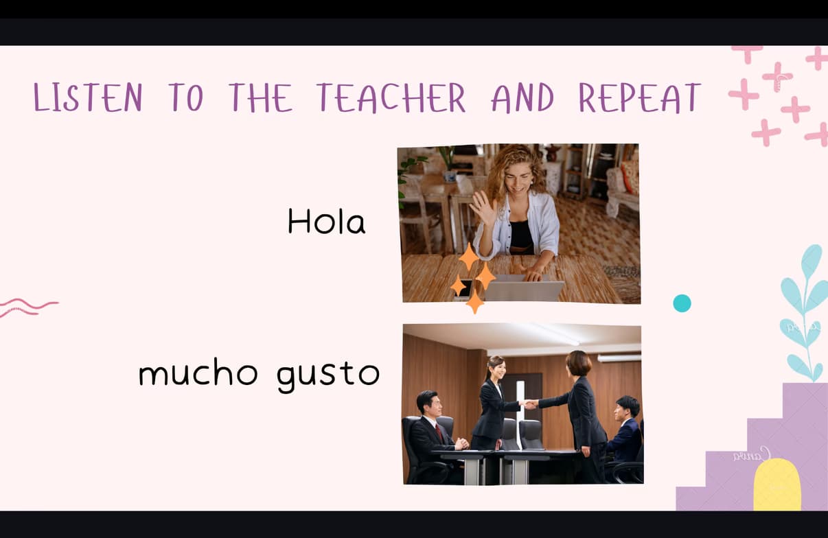 Spanish learning materials by Maria Fernanda 