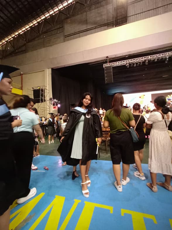 Graduation ceremony photo of Trisha Mae 