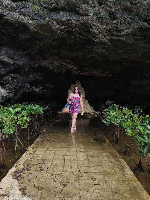 Travel snapshot of Rachel during a trip 