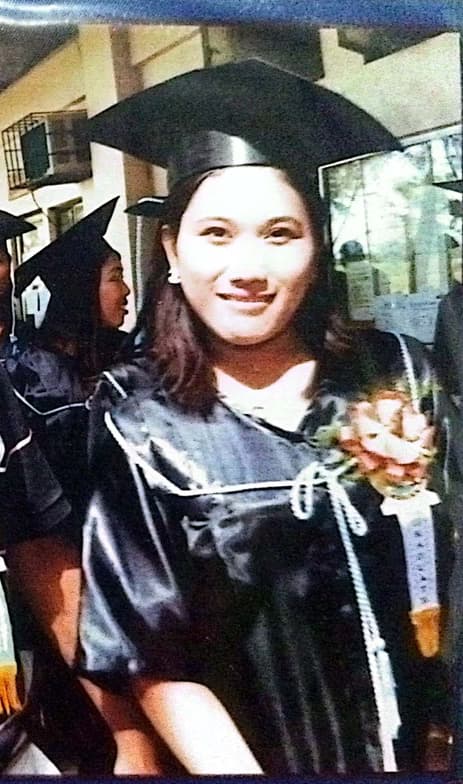 Graduation ceremony photo of Irish Mae 