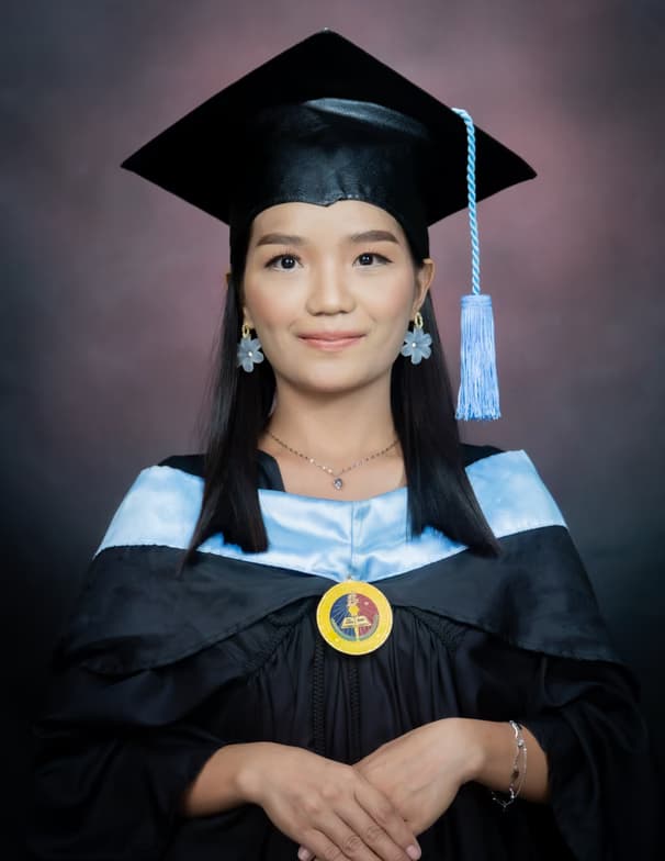 Graduation ceremony photo of Myca 