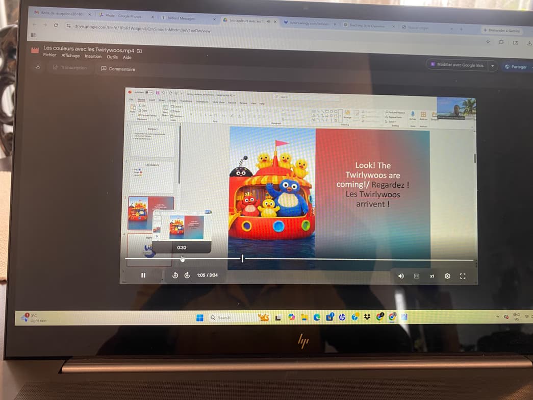 Live performance with French by Ghislain 