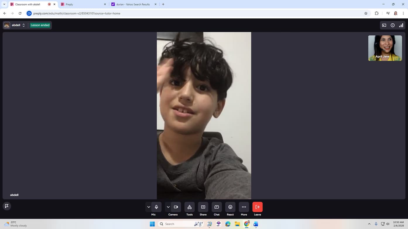 April Jane conducting a lesson 