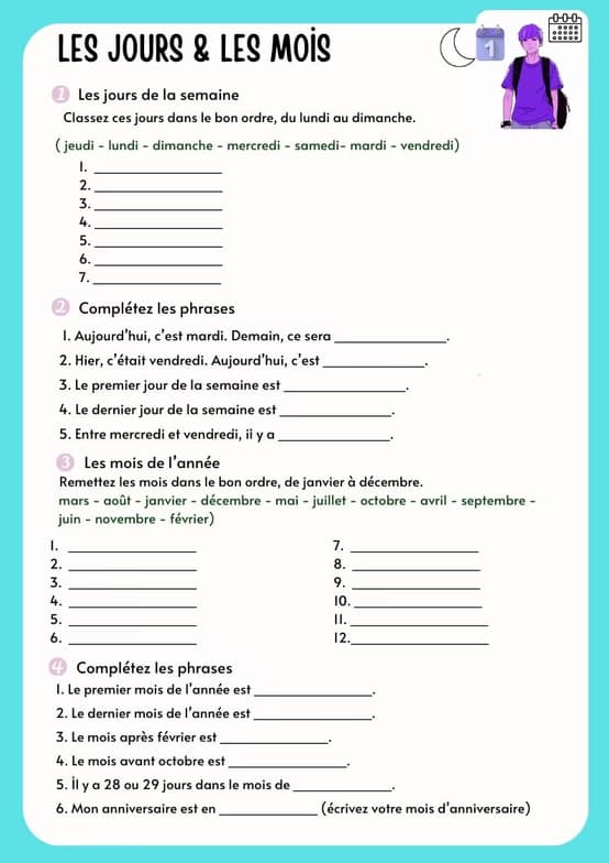 French learning materials by Christ 