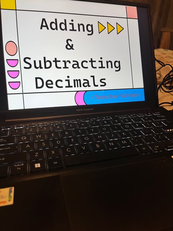 Mathematics learning materials by Vivien 