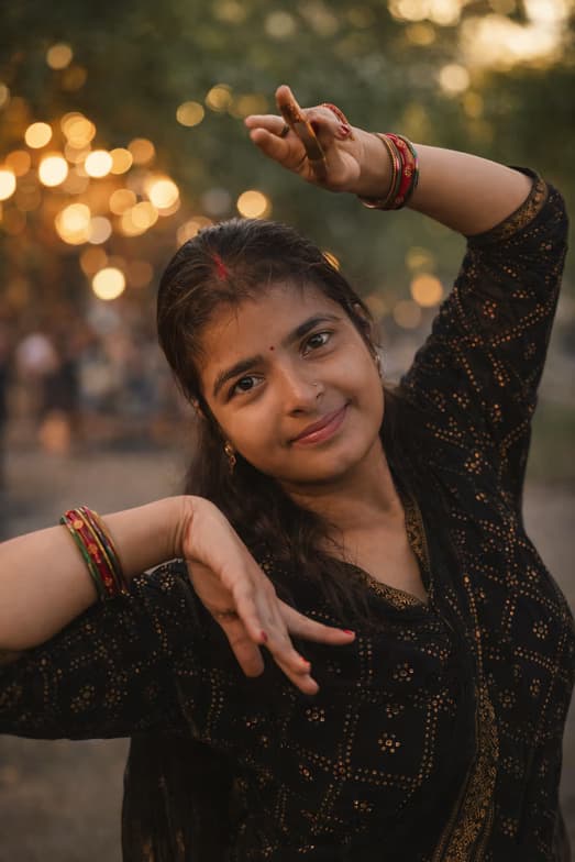 Anupamenjoying a hobby outside teaching 