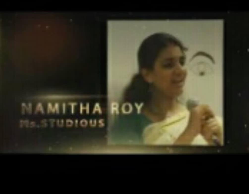 Graduation ceremony photo of Namitha 