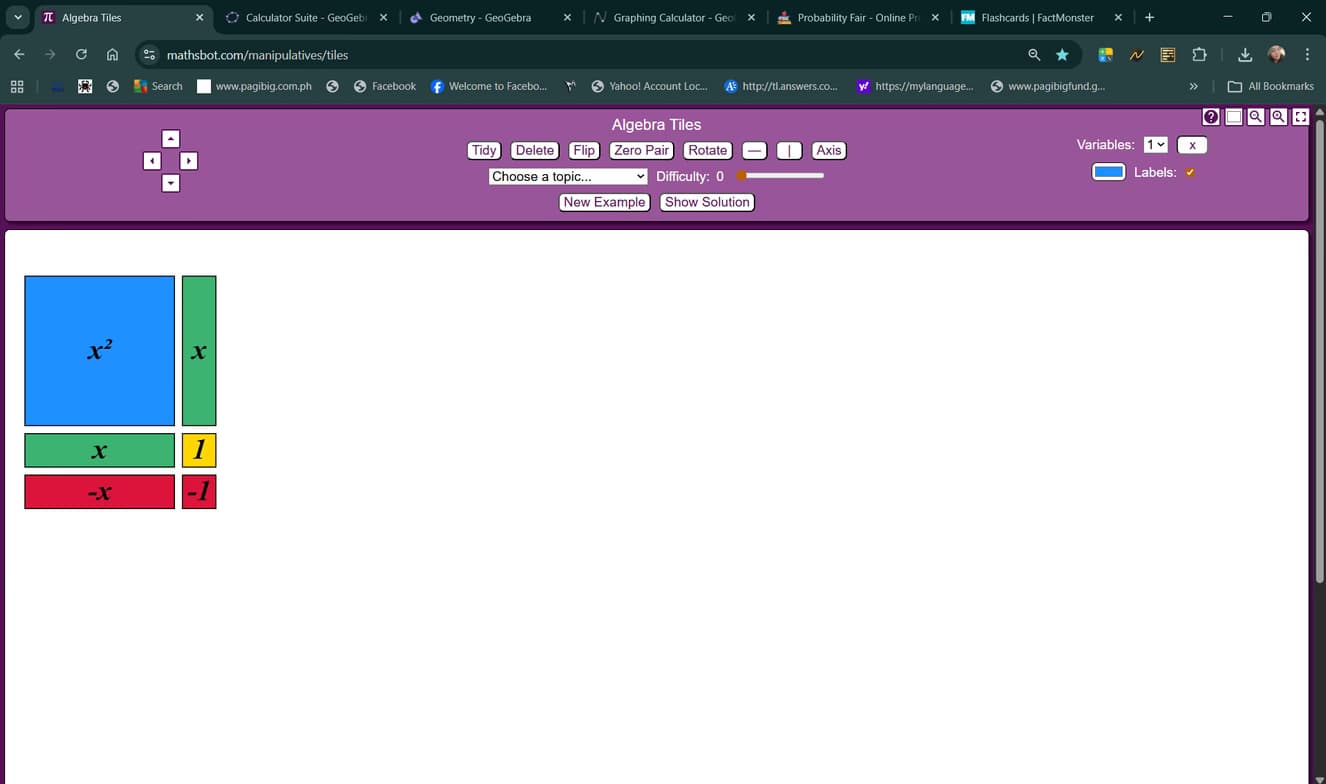 Mathematics learning materials by Thea 
