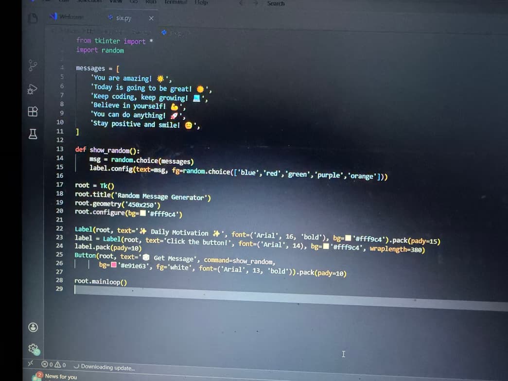 Live performance with Coding by Ruchita 