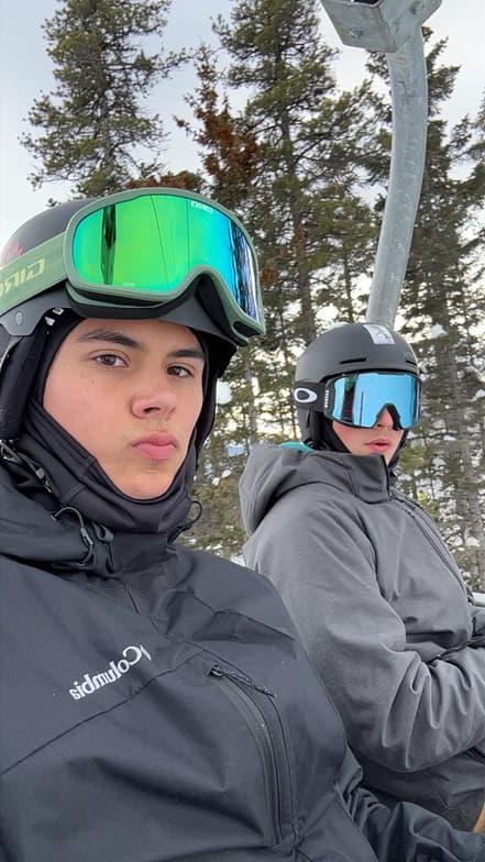 Travel snapshot of Xavier during a trip 