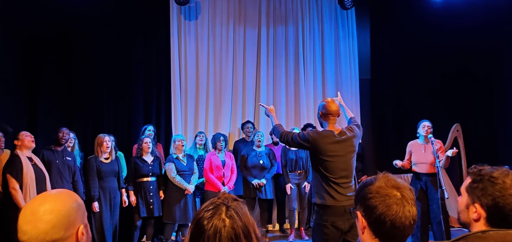 Abdul conducting a lesson 